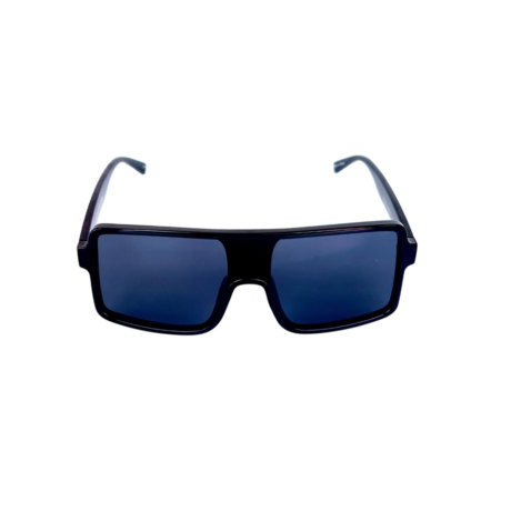 Black Rectangle Trendy Sunglasses for Men
