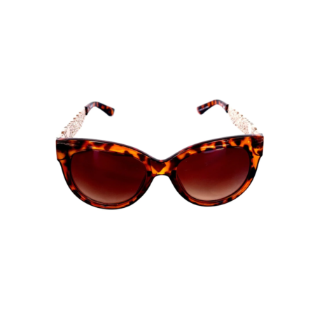 Brown Rectangle Trendy Sunglasses for Men