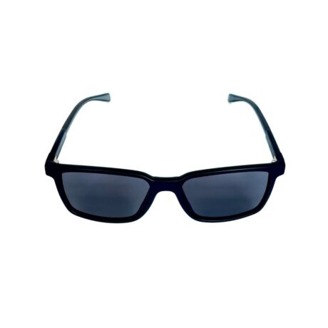 Black Rectangle Trendy Polarized Sunglasses for Men
